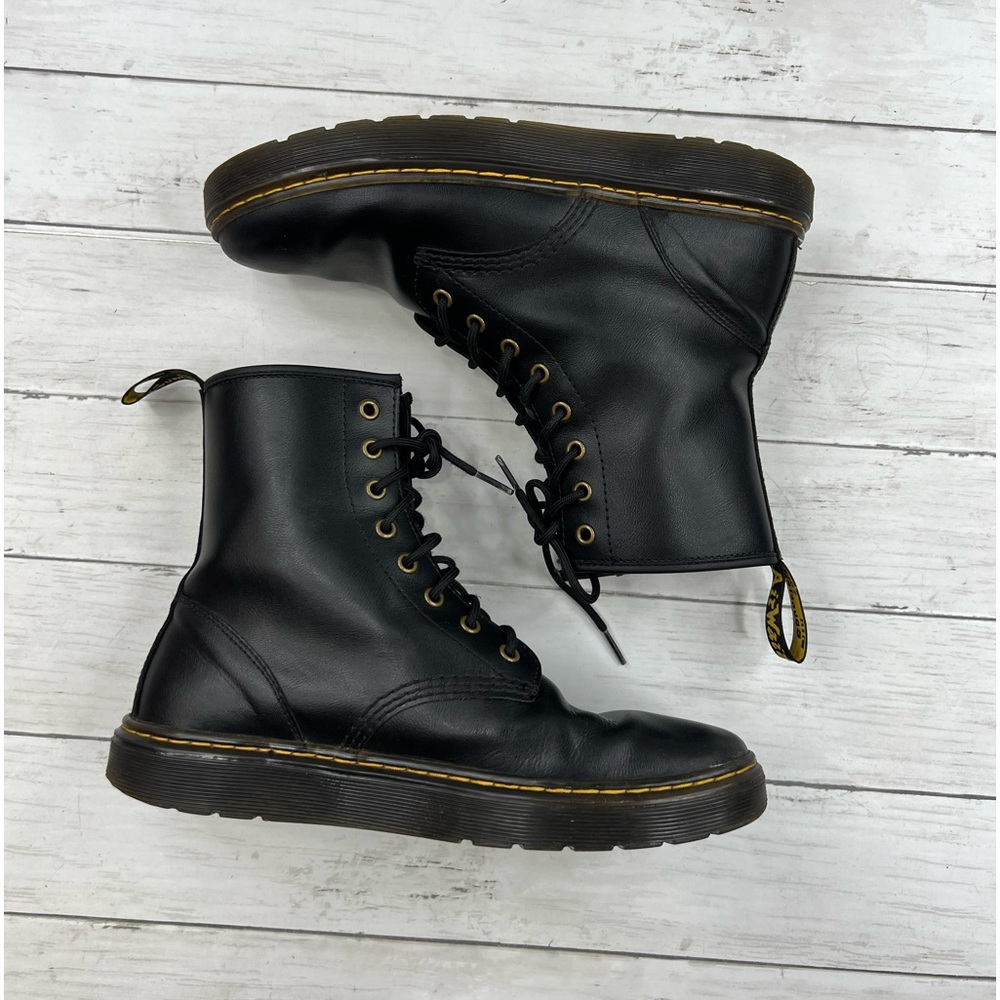 Dr. Martens Black Leather Boots